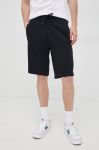 Бавовняні шорти United Colors of Benetton чоловічі колір чорний