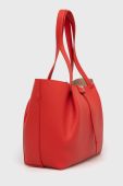 Шкіряна сумочка Patrizia Pepe колір червоний (2470911)