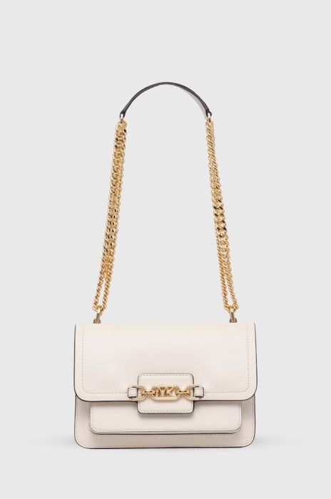 Шкіряна сумочка MICHAEL Michael Kors колір бежевий (3387738)