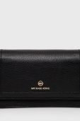 Шкіряна сумка MICHAEL Michael Kors колір чорний Шкіряна сумка MICHAEL Michael Kors колір чорний