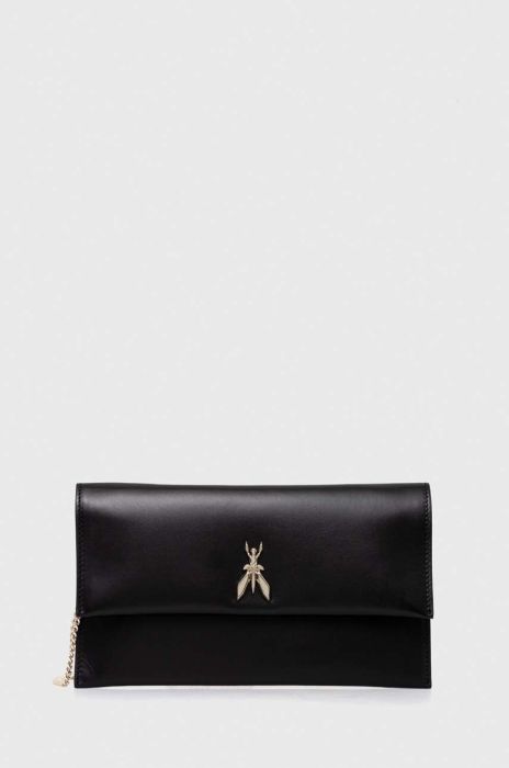 Шкіряна сумка Patrizia Pepe колір чорний (3412223)