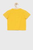 Дитяча бавовняна футболка Tommy Hilfiger колір жовтий однотонна (2177589) Дитяча бавовняна футболка Tommy Hilfiger колір жовтий однотонна (2177589)