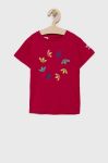 Дитяча футболка adidas Originals HE6837 колір рожевий з принтом Дитяча футболка adidas Originals HE6837 колір рожевий з принтом
