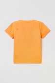 Дитяча бавовняна футболка OVS колір помаранчевий однотонний Дитяча бавовняна футболка OVS колір помаранчевий однотонний