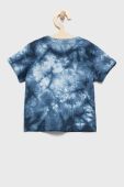 Дитяча бавовняна футболка United Colors of Benetton візерунок колір блакитний (2409316) Дитяча бавовняна футболка United Colors of Benetton візерунок колір блакитний (2409316)