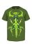 Дитяча бавовняна футболка Lego Wear колір зелений з принтом (2277746)