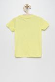 Дитяча бавовняна футболка Name it колір зелений з аплікацією Дитяча бавовняна футболка Name it колір зелений з аплікацією