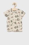 Дитяча футболка Name it колір бежевий візерунок (2117500) Дитяча футболка Name it колір бежевий візерунок (2117500)