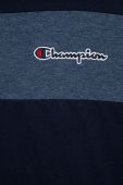 Дитяча бавовняна футболка Champion 305959 колір синій з аплікацією Дитяча бавовняна футболка Champion 305959 колір синій з аплікацією