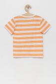 Дитяча бавовняна футболка Tom Tailor колір помаранчевий візерунок Дитяча бавовняна футболка Tom Tailor колір помаранчевий візерунок
