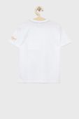 Дитяча бавовняна футболка Birba&Trybeyond колір білий з принтом (2130235) Дитяча бавовняна футболка Birba&Trybeyond колір білий з принтом (2130235)