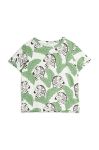 Дитяча футболка Mini Rodini колір зелений візерунок (2233400) Дитяча футболка Mini Rodini колір зелений візерунок (2233400)