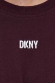 Бавовняна футболка Dkny колір бордовий Бавовняна футболка Dkny колір бордовий