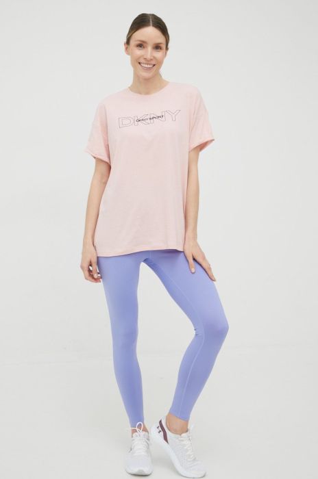 Бавовняна футболка Dkny колір рожевий (2339424) Бавовняна футболка Dkny колір рожевий (2339424)