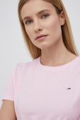 Бавовняна футболка Tommy Jeans колір рожевий (2000745) Бавовняна футболка Tommy Jeans колір рожевий (2000745)