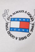 Бавовняна футболка Tommy Jeans колір білий (2226797) Бавовняна футболка Tommy Jeans колір білий (2226797)