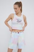 Піжамний топ Tommy Hilfiger жіночий колір барвистий