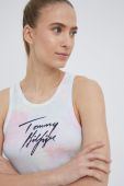 Піжамний топ Tommy Hilfiger жіночий колір барвистий
