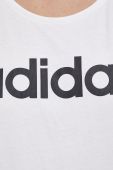 Бавовняний топ adidas GL0567 колір білий