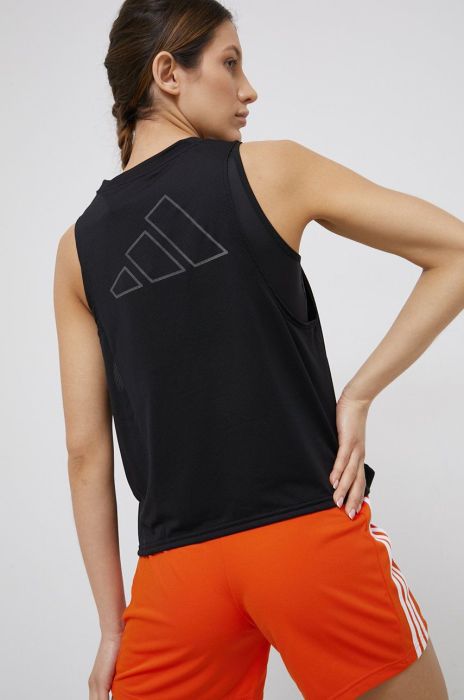 adidas Performance - Топ H57744 колір чорний adidas Performance - Топ H57744 колір чорний