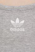 Топ adidas Originals HF3398 жіночий колір сірий HF3398-MGREYH Топ adidas Originals HF3398 жіночий колір сірий HF3398-MGREYH