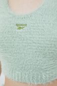 Топ Reebok Classic H46794 жіночий колір зелений Топ Reebok Classic H46794 жіночий колір зелений