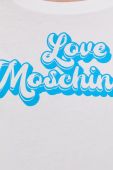 Бавовняна футболка Love Moschino колір білий (2292743)