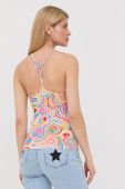 Топ Love Moschino жіночий оголена спина колір барвистий