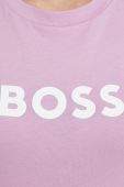 Бавовняна футболка BOSS колір рожевий (2696256)