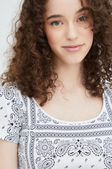 Бавовняна футболка Champion 115127 колір білий Бавовняна футболка Champion 115127 колір білий