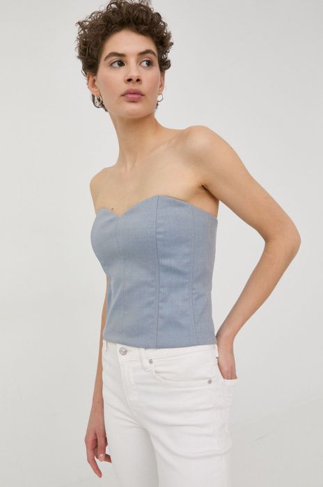 Топ Gestuz жіночий колір блакитний (2351021)