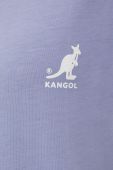 Бавовняна футболка Kangol колір фіолетовий KLEU006.D-115 Бавовняна футболка Kangol колір фіолетовий KLEU006.D-115