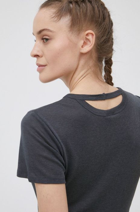 Футболка P.E Nation жіночий колір сірий (2273801) Футболка P.E Nation жіночий колір сірий (2273801)