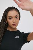 Футболка The North Face жіночий колір чорний NF0A55AOJK31-JK31 Футболка The North Face жіночий колір чорний NF0A55AOJK31-JK31