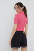 Поло Brave Soul жіночий колір рожевий з коміром Поло Brave Soul жіночий колір рожевий з коміром