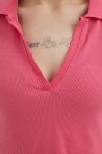 Поло Brave Soul жіночий колір рожевий з коміром Поло Brave Soul жіночий колір рожевий з коміром