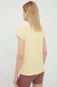 Бавовняна футболка Peak Performance колір жовтий (2296336) Бавовняна футболка Peak Performance колір жовтий (2296336)
