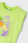 Дитяча бавовняна футболка Mayoral колір зелений (1987983)