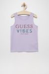 Дитячий топ Guess колір фіолетовий (2248145)