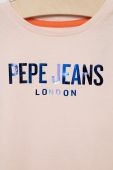 Дитяча бавовняна футболка Pepe Jeans колір рожевий (2216271)