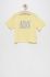 Дитяча бавовняна футболка Tom Tailor колір жовтий