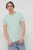 Бавовняна футболка Superdry колір зелений меланж (2123361) Бавовняна футболка Superdry колір зелений меланж (2123361)