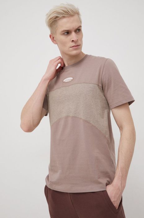 Бавовняна футболка adidas Originals HC9472 колір жовтий Бавовняна футболка adidas Originals HC9472 колір жовтий