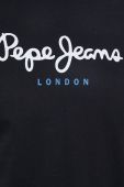 Бавовняна футболка Pepe Jeans Eggo колір чорний з принтом Бавовняна футболка Pepe Jeans Eggo колір чорний з принтом