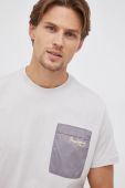 Бавовняна футболка Pepe Jeans Abner колір сірий з принтом Бавовняна футболка Pepe Jeans Abner колір сірий з принтом