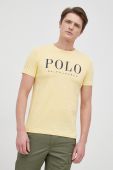 Бавовняна футболка Polo Ralph Lauren колір жовтий однотонний (2034915) Бавовняна футболка Polo Ralph Lauren колір жовтий однотонний (2034915)