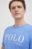 Бавовняна футболка Polo Ralph Lauren однотонний колір блакитний (2034917) Бавовняна футболка Polo Ralph Lauren однотонний колір блакитний (2034917)