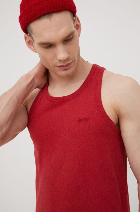 Бавовняна футболка Superdry колір червоний (2360797) Бавовняна футболка Superdry колір червоний (2360797)