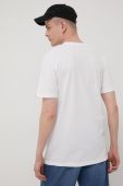 Бавовняна футболка Quiksilver колір білий з принтом (2198575)