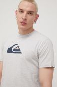 Бавовняна футболка Quiksilver колір сірий з принтом (2114302) Бавовняна футболка Quiksilver колір сірий з принтом (2114302)